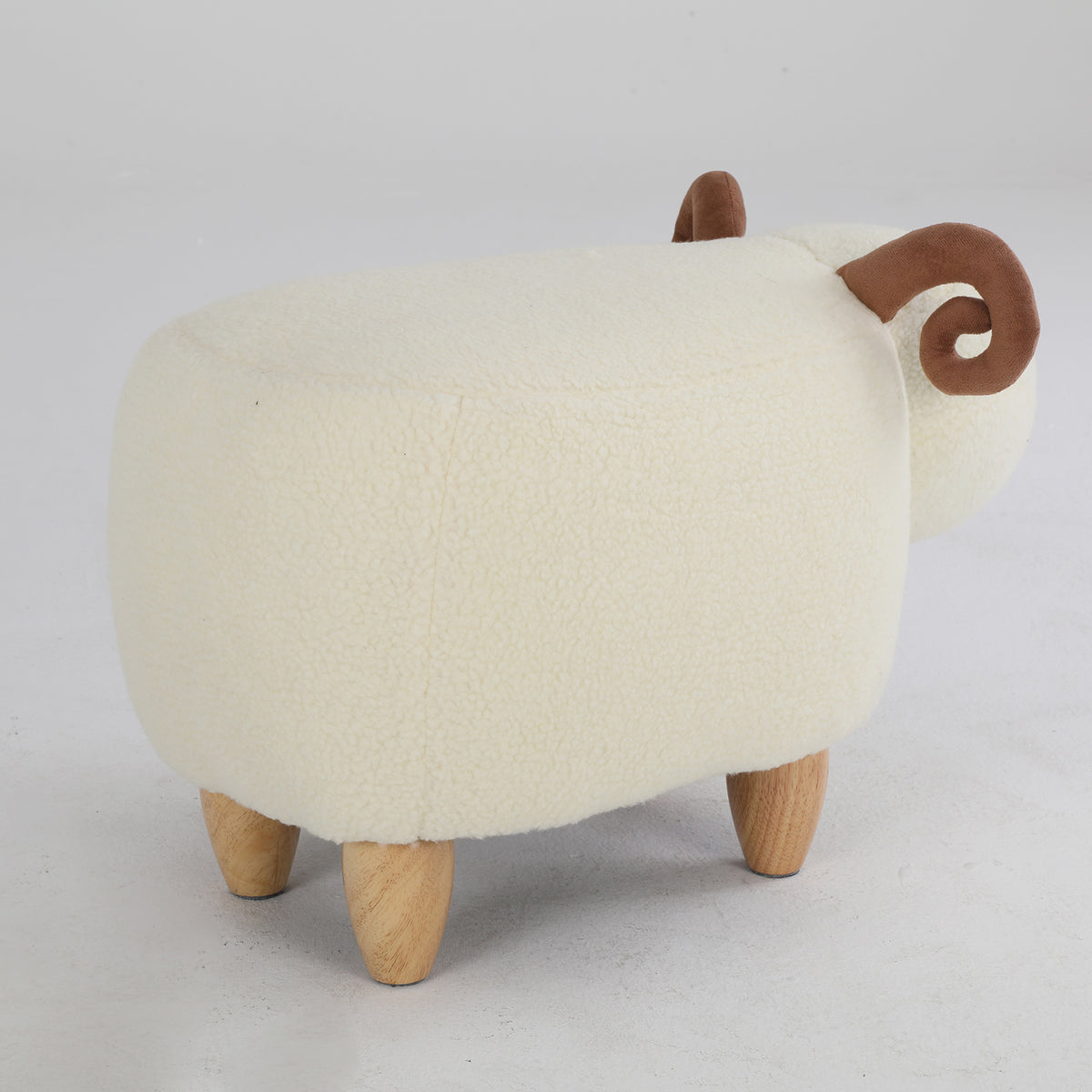 Fleece Lamb Sofa Stool