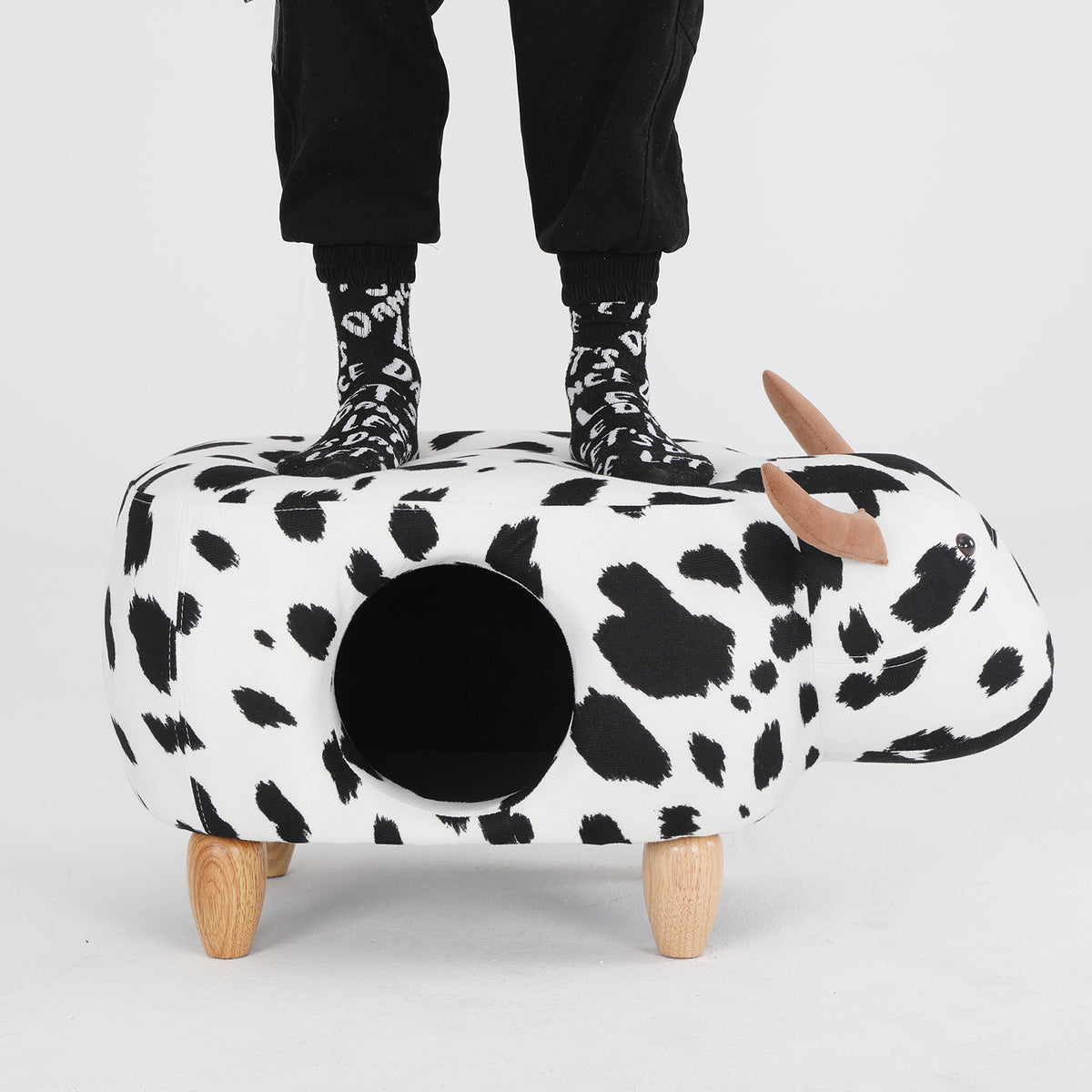 Cow Storage Stool