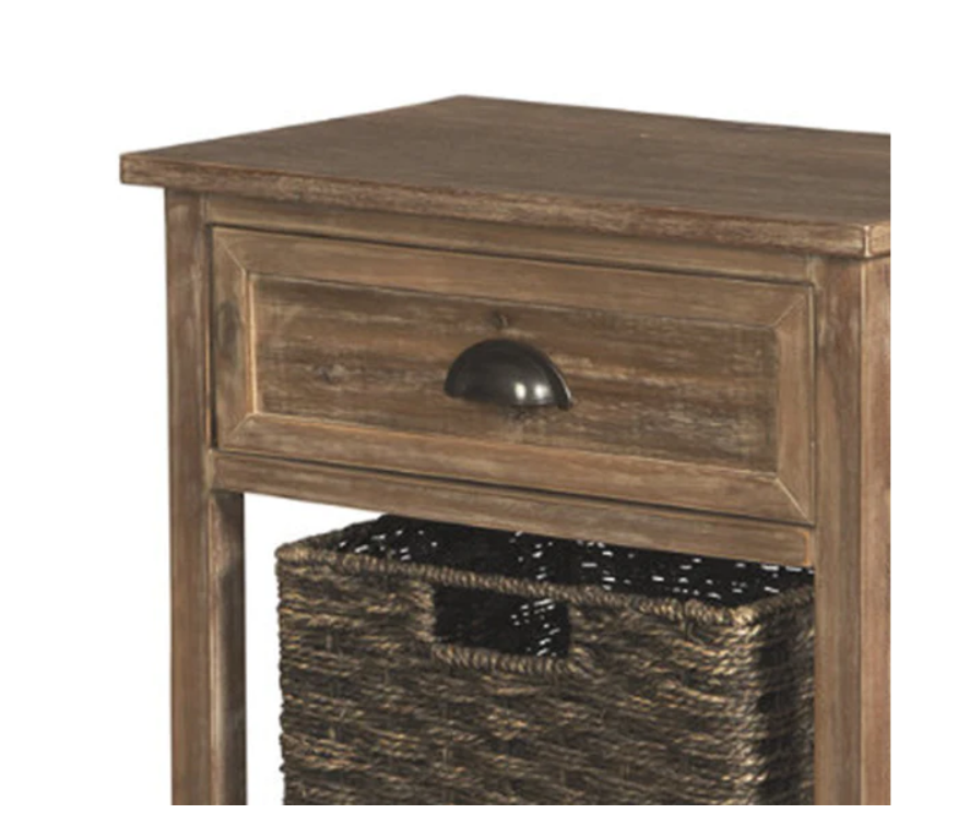 Berkley Cottage Style Wooden Accent Table