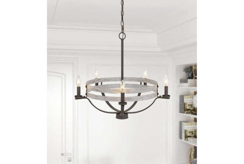 Faris Vintage Inspired Metal Chandelier